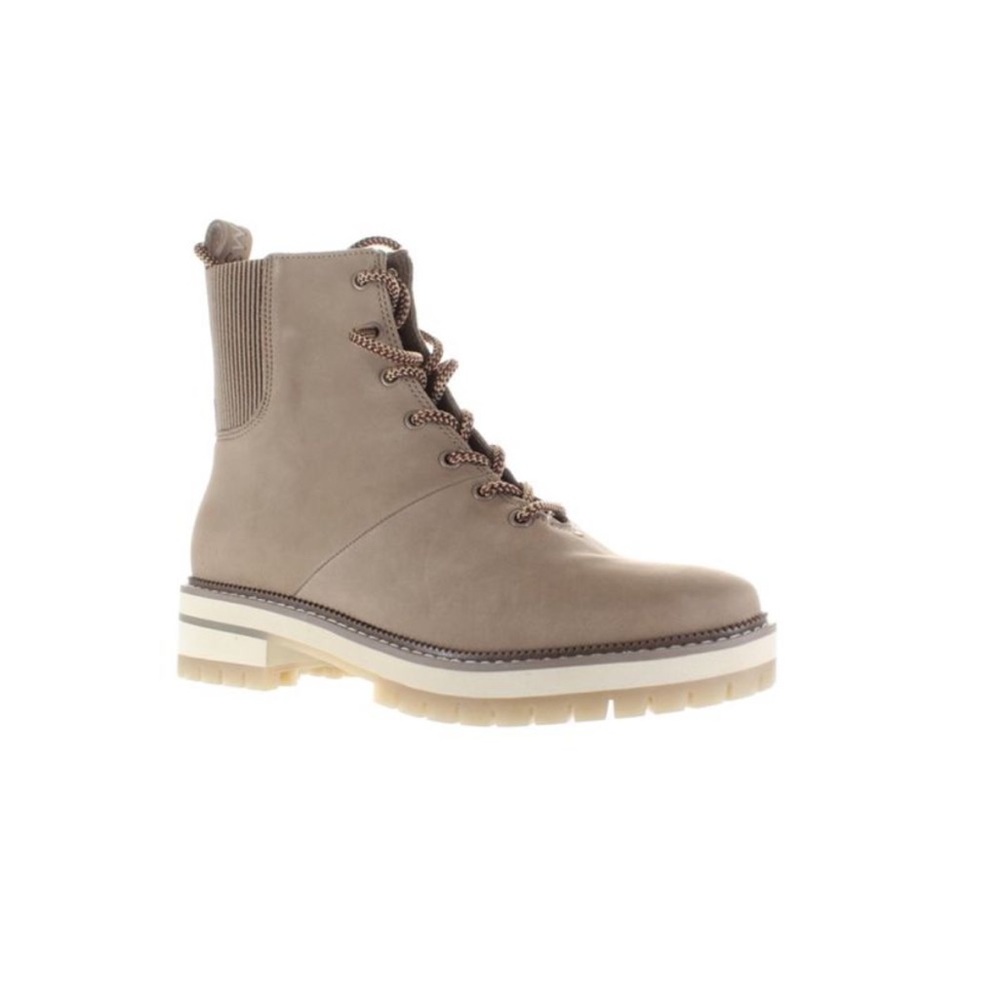 TOMS Womens Frankle Taupe Ankle Boots Size 8 Medium (B, M)